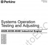 Perkins Engine 402D, 403D, 404D        402D, 403D, 404D