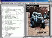 Arctic Cat 1974-2007 PartSmart, water craft, snowmobile, ATV, generators, utility vehicles + Service Bulletins and Accessories catalog.