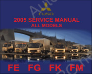 FUSO USA - 2005 Service Manual Canter FE/FG, FK/FM      FUSO  FE, FG, FK, FM, 2005MY, PDF