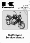 Kawasaki Z750, Z750 ABS (ZR750 L7F & M7F) 2007,     Kawasaki Z750, Z750 ABS, PDF
