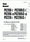 Komatsu Hydraulic Excavator PC200-7, PC200LC-7, PC200-7B, PC200LC-7B, PC220-7, PC220LC-7 Komatsu Hydraulic Excavator PC200-7, PC200LC-7, PC200-7B, PC200LC-7B, PC220-7, PC220LC-7 Workshop Manual