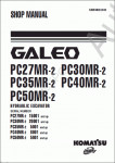 Komatsu Hydraulic Excavator PC27MR-2, PC30MR-2, PC35MR-2, PC40MR-2, PC50MR-2 Komatsu Excavator PC27MR-2, PC30MR-2, PC35MR-2, PC40MR-2, PC50MR-2 Shop Manuals and Operation & Maintenance Manuals