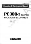 Komatsu Hydraulic Excavator PC300-5, PC400-5 Komatsu Hydraulic Excavator Shop Manual and Operation Manual - PC300/LC-5/LC-5K/HD-5, PC300/LC-5 Mighty, PC400/LC/HD-5, PC400/LC-5 Mighty