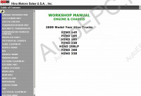 Hino Workshop Manual 2007 - 145, 165, 185, 238, 258, 268, 338, HTML документация по ремонту Хино - 145, 165, 185, 238, 258, 268, 338. Двигатели - J05D-TA, J08E-TA, J08E-TB.