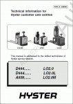 Hyster Class 3 Electric Motor Hand Trucks Repair Manuals     PDF    Hyster Class 3 Electric Motor Hand Trucks