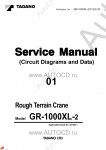 Tadano Rough Terrain Crane GR-1000XL-2 - Service Manual      ,    ,  ,  ,    .