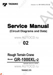 Tadano Rough Terrain Crane GR-1000XL-2 - Service Manual      ,    ,  ,  ,    .