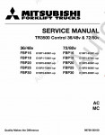 Mitsubishi Engine TR3500 Control 36/48v & 72/80v     TR3500 Control 36/48v & 72/80v