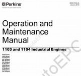 Perkins Engine 1103, 1104      Perkins 1103C, 1104C Industrial Engine