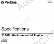 Perkins Engine 1104D        1104D Industrial Engine