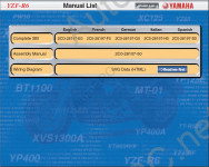 Yamaha Repair Manuals 2007 300-600cc        - FZ6-N/S, YZF-R6, VP300, YP400/A, XP500/A.