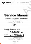 Tadano Rough Terrain Crane GR-900XL-2, GR-1000XL-2 - Service Manual      ,    ,  ,  ,    .